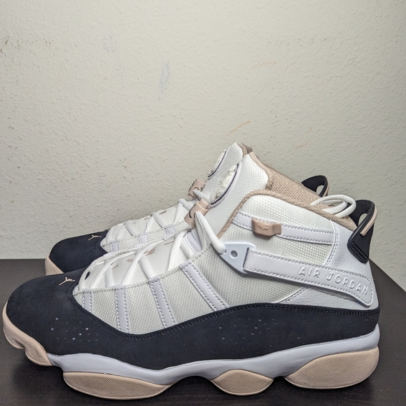 Nike Air Jordan 6 Rings Black Fossil Stone 322992-112 Mens Size 14 Sneakers - Picture 3 of 10